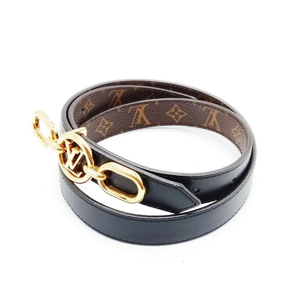 Louis Vuitton Belt Browns Black Monogram mon452-102925 - Picture 1 of 9